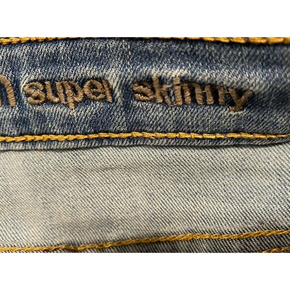 Gap 1969 Jrs./Womens Size 8 31X29(measured)  Blue Jeans Premium Super Skinny - Picture 7 of 13